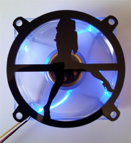 Custom Acylic Sexy 007 Bond Girl Computer Fan Grill 200mm