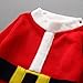 Voberry® Girls Boys Kids Infant Soft Santa Hat Claus Suit Christmas Gift (12-18month)