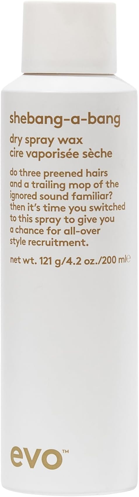 EVO Shebang-a-bang Dry Spray Wax Texture Flexible Hold Matte Finish 200ml