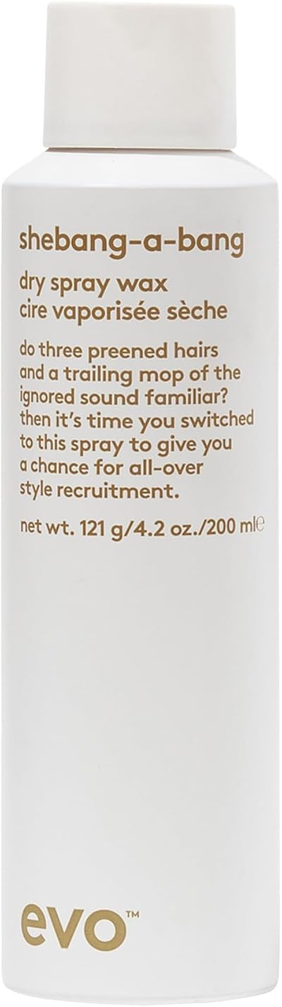 EVO Shebang-a-bang Dry Spray Wax Texture Flexible Hold Matte Finish 200ml