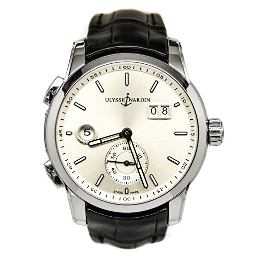 Ulysse Nardin GMT Dual Time automatic-self-wind mens Watch 3343126-91 (Certified Pre-owned)
