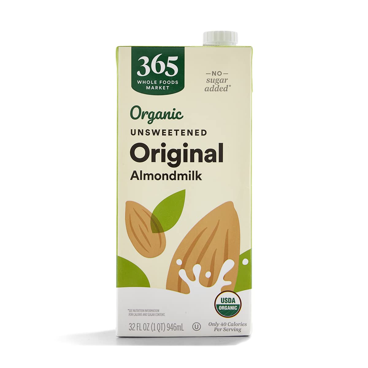 Mua 365 by Whole Foods Market, Organic Unsweetened Almond Milk, 32 Fl Oz trên Amazon Mỹ chính hãng 2026 | Fado