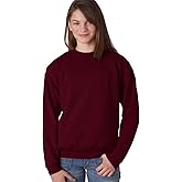 Gildan Youth Heavy BlendTM Crewneck Sweatshirt 18000B - Maroon_L