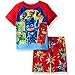 PJ Masks Boys Shorts Pajamas (4T, Red)