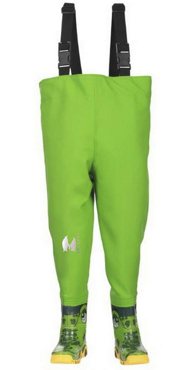 Gordano" Kids Fishing Chest Waders, Fishing Boots Splash Size 34-35