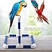 Jimfoty Bird Parrot Perch, Bird Cage Parakeet Stand Perch Rack Parrot Playstand Bird Play Center Tray Training Toy Pet Accessories(PVC)thumb 2
