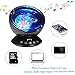 Trydo Remote Control Ocean Wave Projector Multicolor Night Light with Built-in Speaker and Auto Off Timer for Living Room/Bedroom/Baby Room
