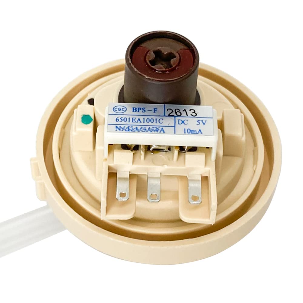 XFYBZN 6501EA1001C 6501EA1001R Washer Water Level Pressure Sensor Switch Assembly for LG Washing Machine WT5001CW WT7200CW WT1101CW WT4970CW Replacement Parts, Replace AP5204365, EBF62754506, 2651052