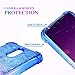 Ruky for OnePlus 6T Case, Gradient Quicksand Series Glitter Flowing Liquid Floating Soft TPU Bumper Cushion Reinforced Corners Protective Women Girls Cute Case for OnePlus 6T (Blue Purple)