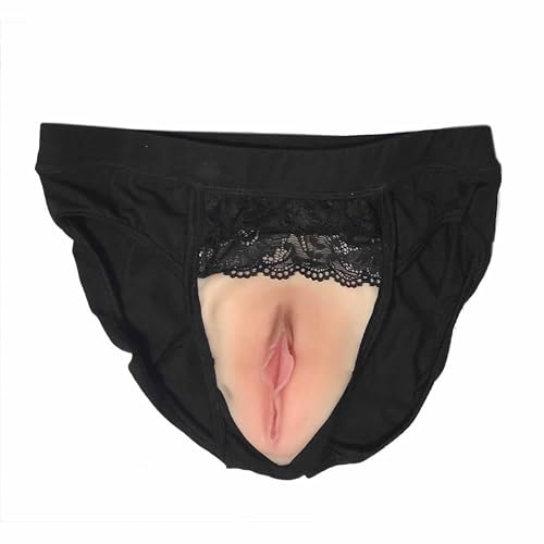 BIMEI Silicone Camel Toe Gaff Panties For Men – Lace Briefs For Crossdressers