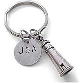 Custom Lighthouse Keychain with Custom Tag for Couples or Best Friends, Anniversary Gift Keychain