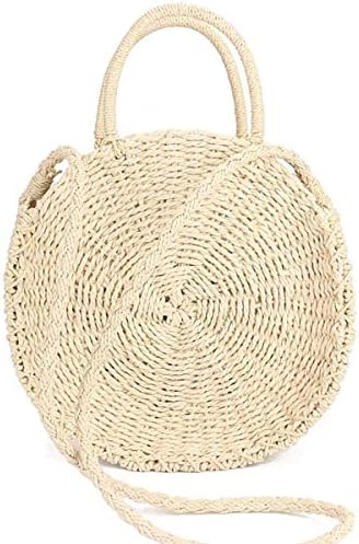 Airrioal Women Straw Crossbody Bag Summer Beach Weave Shoulder Bag