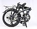 KESPOR Venture Folding Bike Commuter, Rear Rack, Folding 16 Speed Bike City Aluminum, Disc Brake, 20-Inch Wheels (Navy)thumb 1