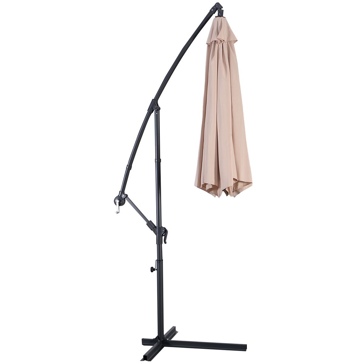 Fully Retracted Cantilever Umbrella 