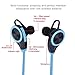 Bluetooth Headphones,CAMTOA Wireless Runner Headset - Sport Noise Cancelling Sweatproof Earphones with Mic for IOS & Android Devices