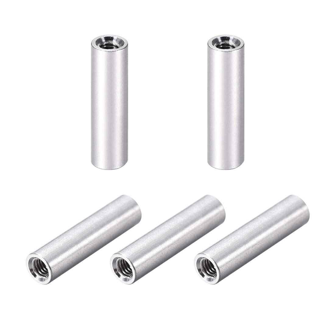 sourcing map 5 Pcs M3x25mm Round Aluminum Standoff Column Spacer Female for Drone FPV Quadcopter Racing RC Multirotors Parts DIY