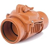Clapet Anti-retour DN 75 - ABS Et Acier Inox, Pour Eaux Usées Et Matières Fécales, Anti-inondation