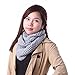 HDE Women's Winter Infininty Crochet Scarf Warm Thick Circle Loop Cowl Neck Wrap