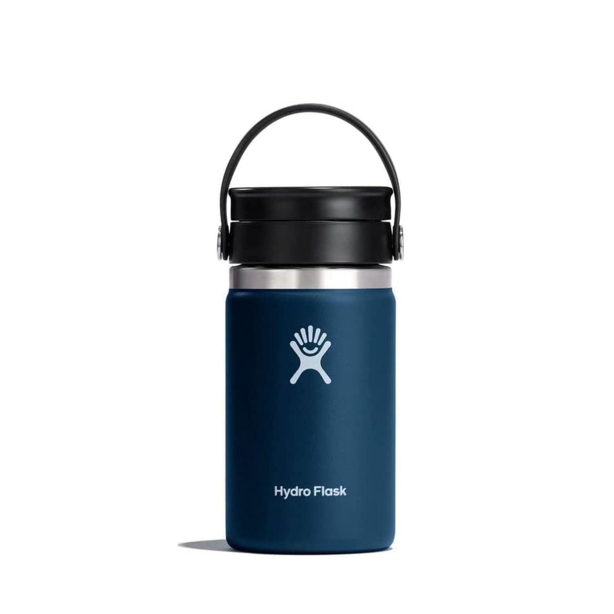 Hydro Flask - Travel Coffee Flask 354 ml (12 oz) - Vacuum Insulated Stainless Steel Travel Mug with Leak Proof Flex Sip Lid - Wide Mouth - Indigo, R.blue — image 1