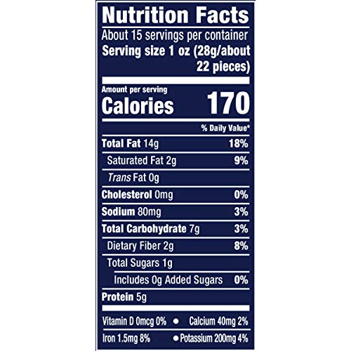 PLANTERS DELUXE SALTED MIXED NUTS, PARTY SNACKS, PLANT-BASED PROTEIN 15.25OZ (1 CANISTER)
