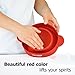 MEKBOK Microwave Popcorn Maker - Microwave Popcorn Popper for Home - Collapsible Silicone Bowl - Red
