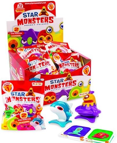 Star Monsters Blind Bags in Display Box of 30 Packets, (Multi-Colour) by Star Monsters