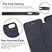 iPhone X Case, G-CASE [Business] Ultra Slim Folio Flip Leather Wallet Case 360 Degree Full Body Protection Case With Card Slot for ID/Card/Cash for Apple iPhone X (Black)