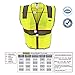 KwikSafety (Charlotte, NC Official Class 2 ANSI Hi Vis Safety Vest Yellow L/XL