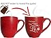 The Fine Life Ideal Gift Ceramic Tea and Coffee Magic Mug 14 oz (Red)
