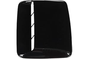 ARAMOX Hood Air Intake Grille, Universal Hood Scoop Cover for Automobile Modification Replacement Refurbishment(Bright black)