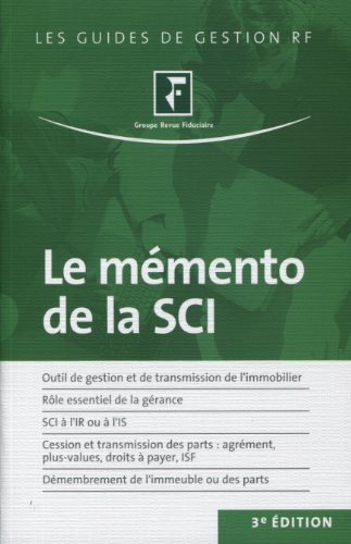 Le mémento de la SCI by (Paperback)