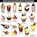 DLux 100 x 3oz Mini Dessert Cups with Lids & Spoons, Shooter - Clear Plastic Parfait Appetizer Cup - Small Reusable Cups for Tasting Party Desserts Appetizers - With Recipe Ebook