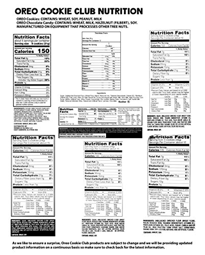 Oreo Cookie Club Subscription Box Oreo Of The Month Gift 3 Month Subscription Amazon Com Grocery Gourmet Food