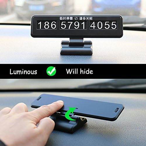 Amazon 車駐車カード電話番号カード通知ナイトライトカースタイリング電話番号夜ライトカードアクセサリー 家電 カメラ オンライン通販