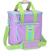 Swig Life Triple Insulated Cooler Bag with Zipper, Large Travel Cooler Bag Holds 16-24 Cans, or 6 Wine Bottles, Insulated