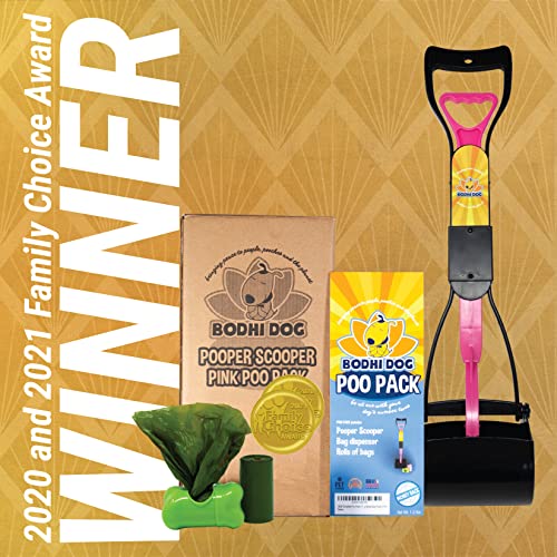 Bodhi Dog Complete Poo Pack 24" Pooper Scooper, Poop Bags, and Pet