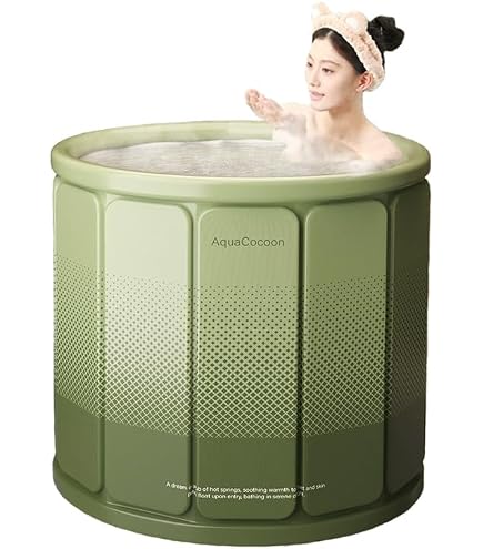 NEAMVCT Eisbad-Abdeckung – Wasserdicht, 81,3x81,3x30,5 Cm, Aus Oxford-Stoff, Für Ice Bath Tubs Im Freien