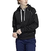 adidas Womens Stadium Full Zip Hoodie S Black-White
