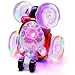 LIB101® Invincible Tornado - Remote Control RC Turbo Twister Stunt Car with Lights and Sound (RED Color)