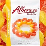 Gummi Peach Rings - 7 Oz Bag (No Fat)