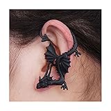 Ularmo 2015 New Popular Gothic Punk Temptation Ear Cuff Wrap Clip Earring (Dragon A)