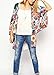 Hibluco Women's Summer Chiffon Floral Kimono Cardigan Long Swimwear Cover Ups