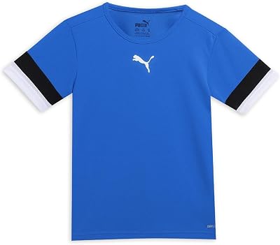 PUMA Unisex Kids teamRISE Jersey Jr Shirt Electric Blue Lemonade