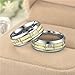 Fashion Dark Luminous ECG Ring Stainless Steel Ring Promise Heartbeat Ring Glowing Jewelry for Men Women