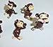 100 Monkey Figures Tiny Plastic Monkey Figures Bulk Bag 100 Party Favors by A&A