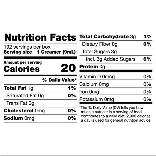 Silk Dairy Free Creamer Singles, Vanilla, GlutenFree, NonGMO Project