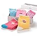 SUNBVE 5 Pack Toddler Girls' Ice Cream Funky Cotton Casual Crew Socks Ice Cream Shoe size 7-10 Toddler / 2-4 years