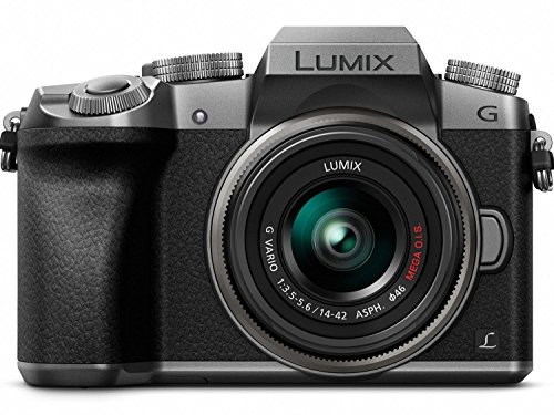 PANASONIC LUMIX G7 4K Mirrorless Camera, with 14-42mm MEGA O.I.S. Lens, 16 Megapixels, 3 Inch Touch LCD, DMC-G7KS (USA SILVER)