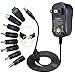 SoulBay 15W AC Adapter Universal Switching Power Supply DC 3V 4.5V 5V 6V 7.5V 9V 12V Charger with 8 Interchangeable Tips for Household Electronics, Adjutable Voltage, 1250mA Max