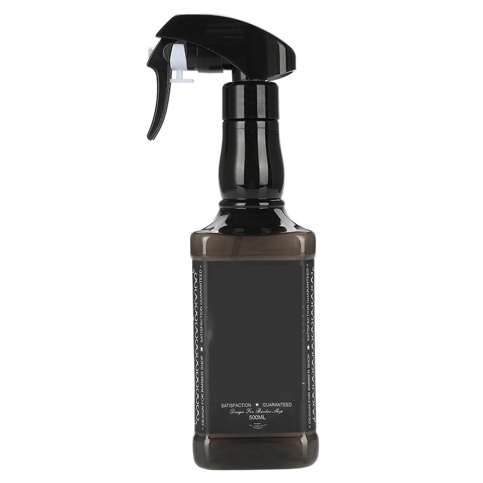 Hairdressing Spray Bottle, 500ml Plastic Hairdressing Spray Bottle Salon Barber Hair Tools Water Sprayer (Black)